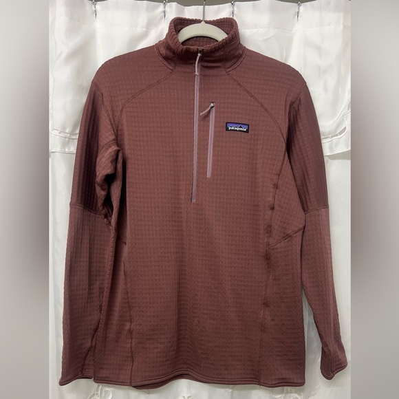 Patagonia Women’s R1 Fleece Half-Zip Pullover Brown Size Large— NWOT - Picture 3 of 12